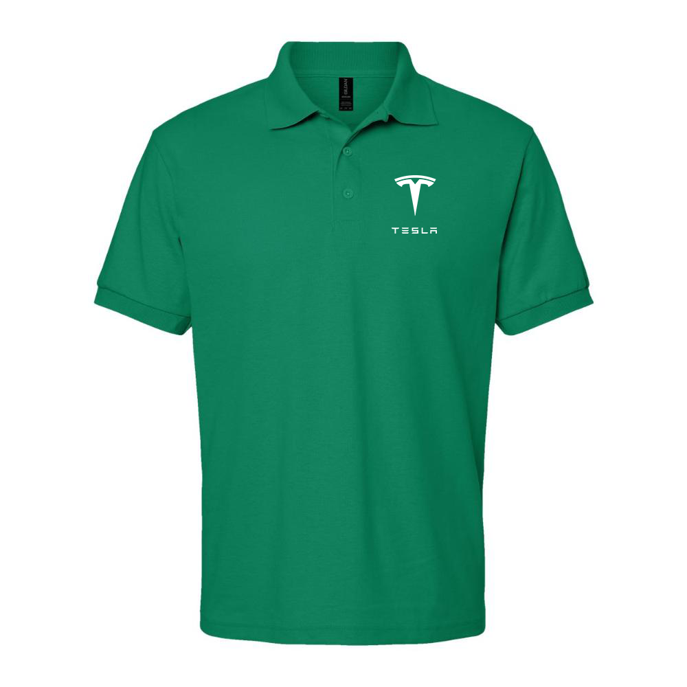 Men’s Tesla Motorsports Car Dry Blend Polo