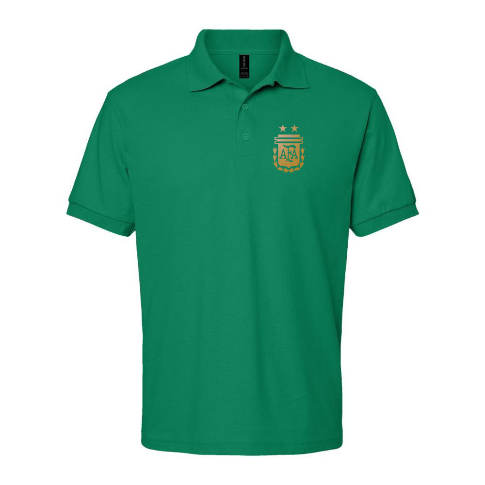 Men's Argentina Soccer Dry Blend Polo