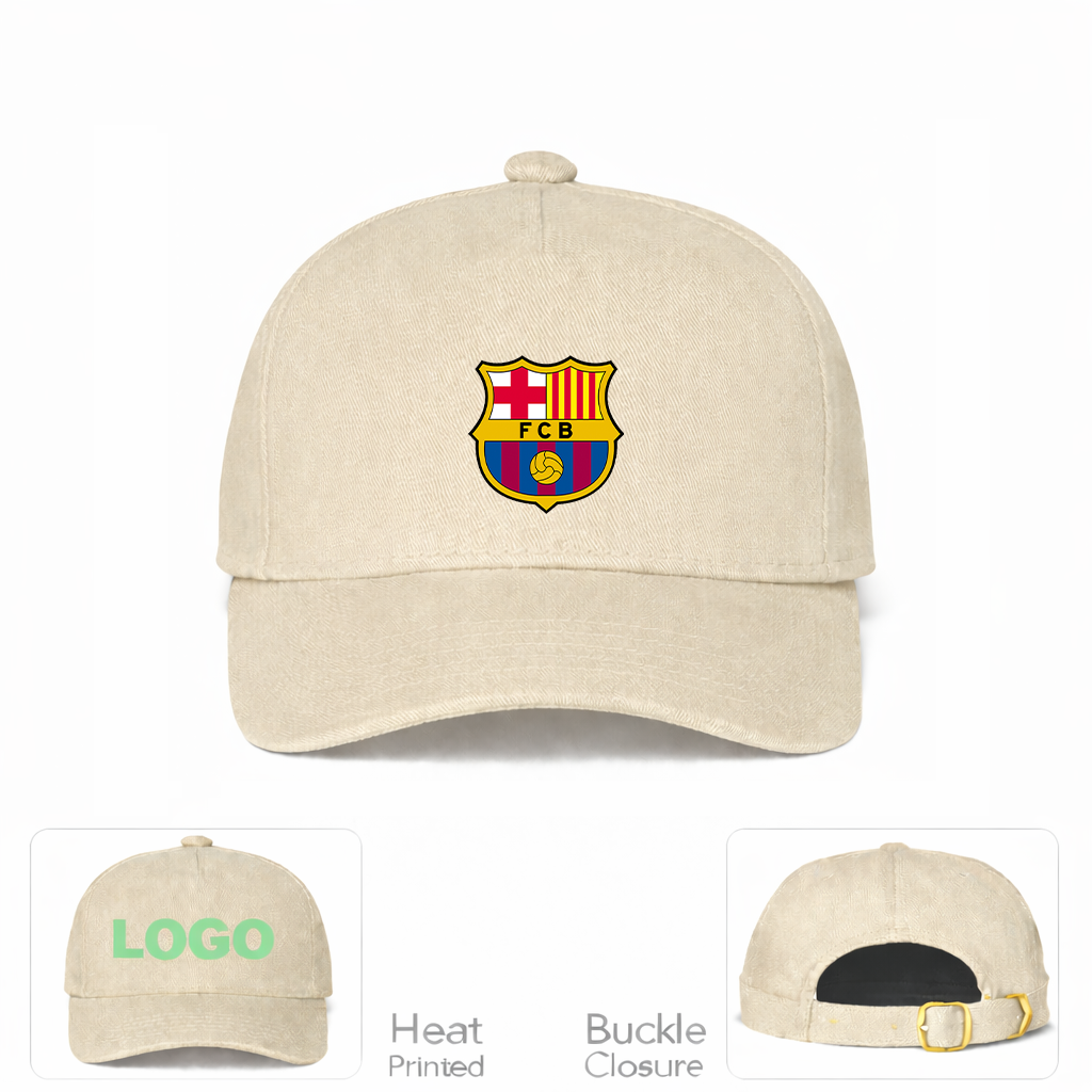 F.C. Barcelona Soccer Dad Baseball Cap Hat