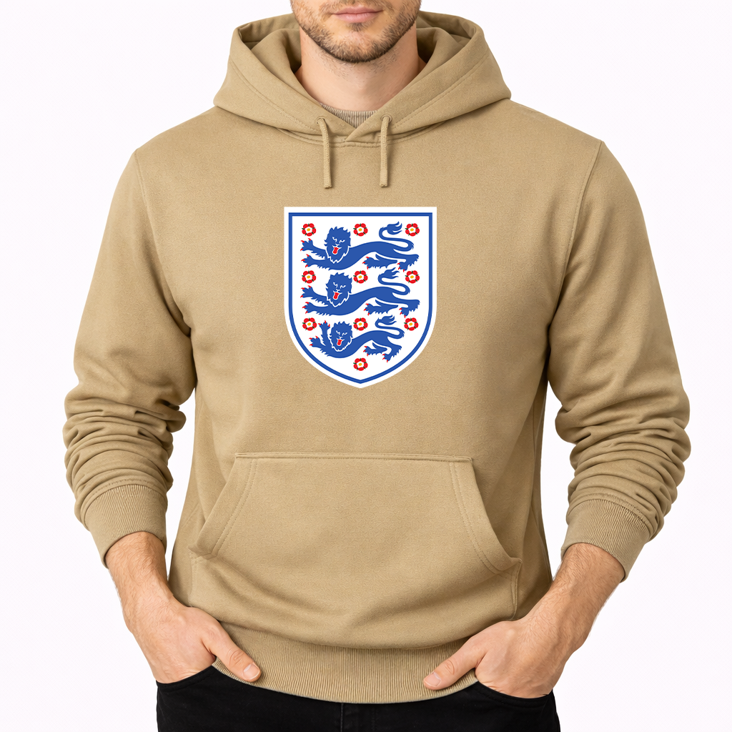 Men's England National Football Team Pullover Hoodie