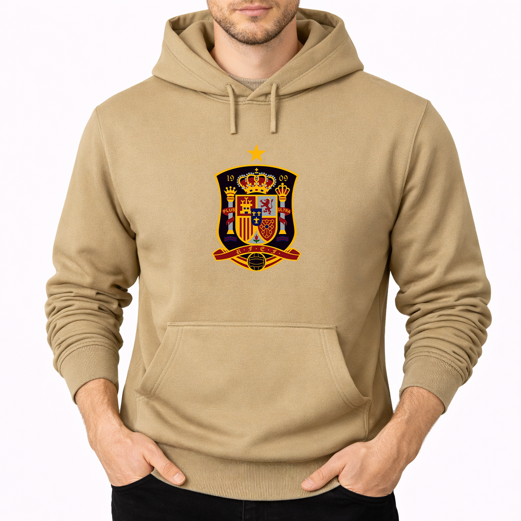 Men's Spain National Soccer Team Pullover Hoodie