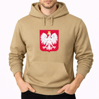 Men's Poland National Soccer Team Pullover Hoodie
