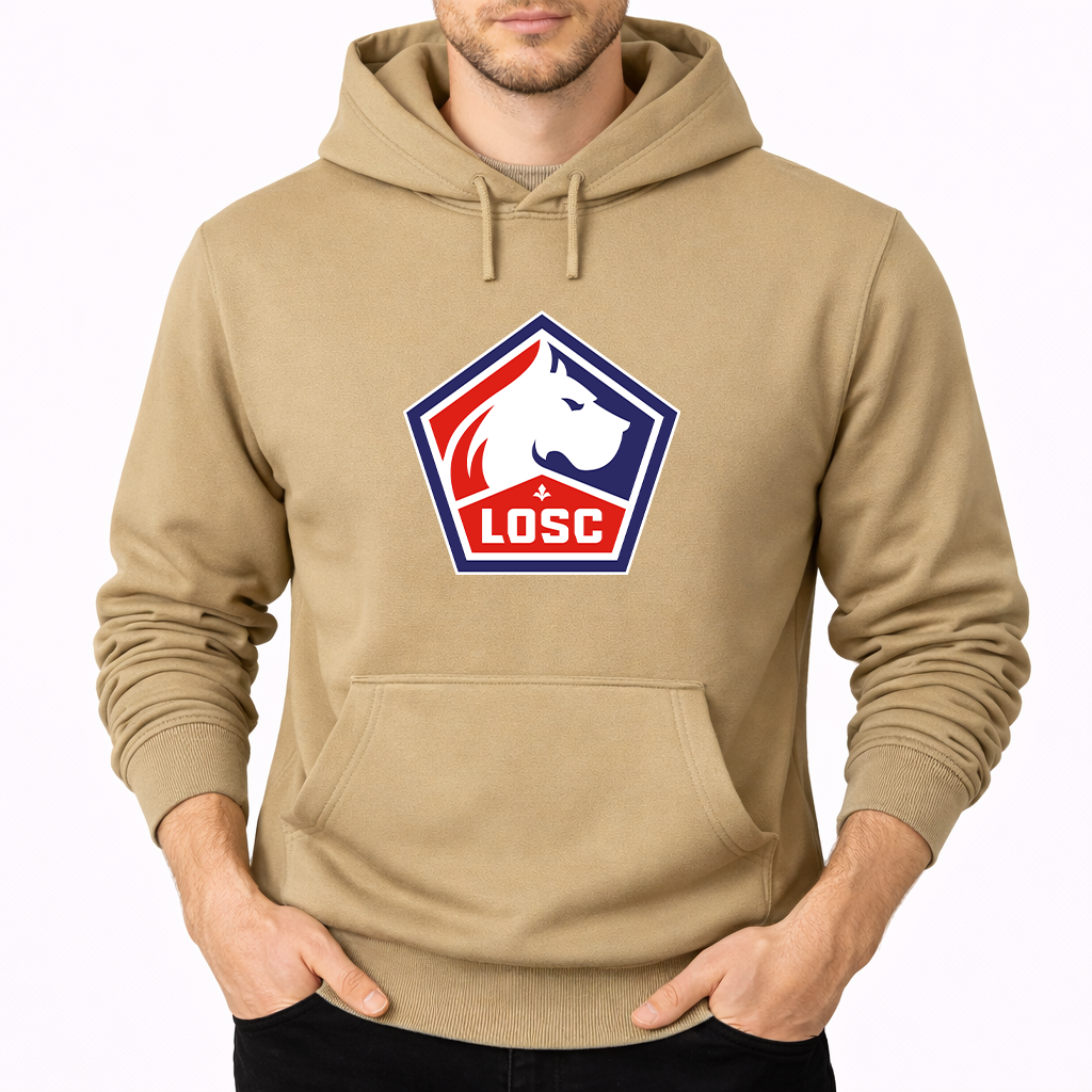 Men's Lille Olympique FC Pullover Hoodie