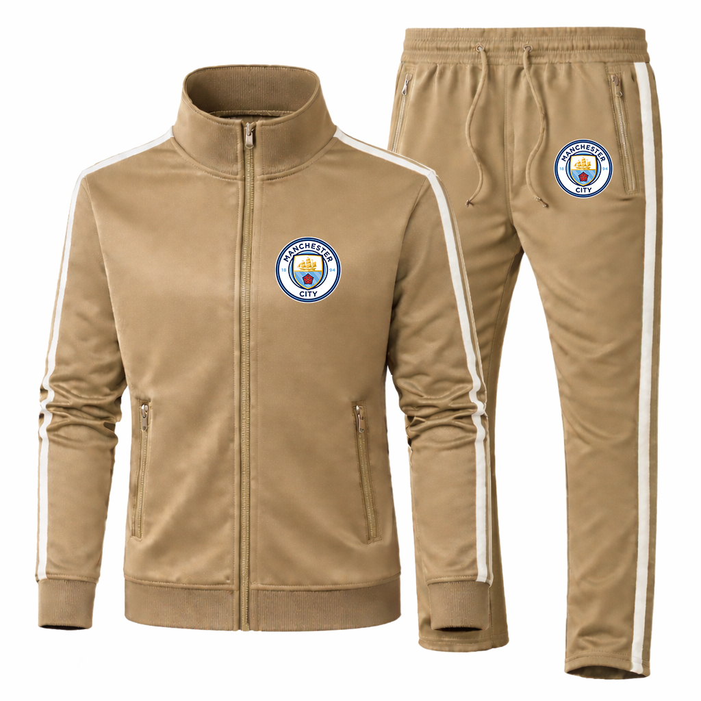 Men's Manchester City Soccer Logo Dri-Fit TrackSuit