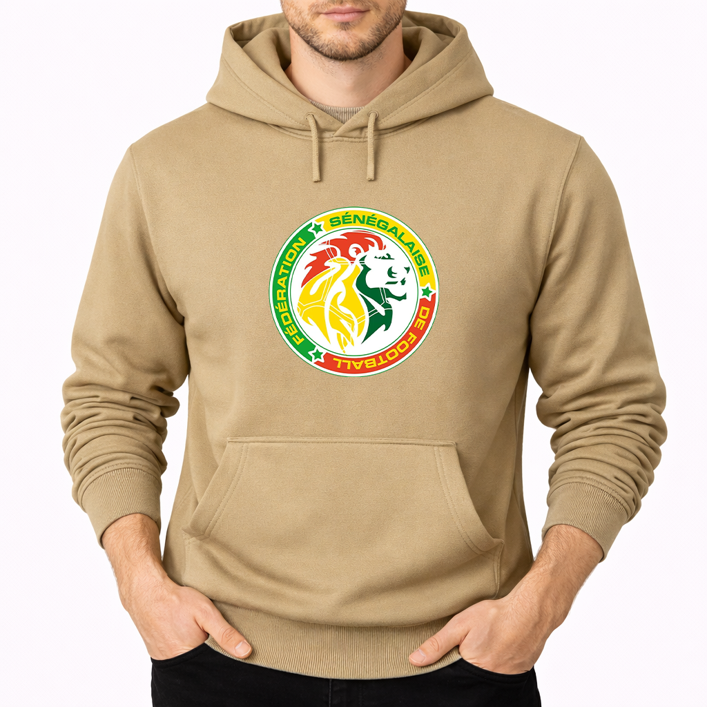 Men's Senegal National Soccer Team Pullover Hoodie