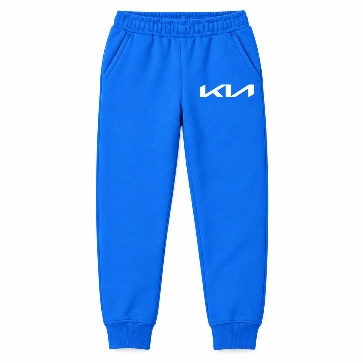 Kia youth jogger sweatpants in Blue, Youth Large ages 10–12