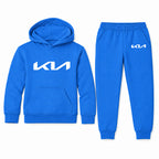 Kia youth hoodie jogger set, Blue, Youth Large ages 10–12