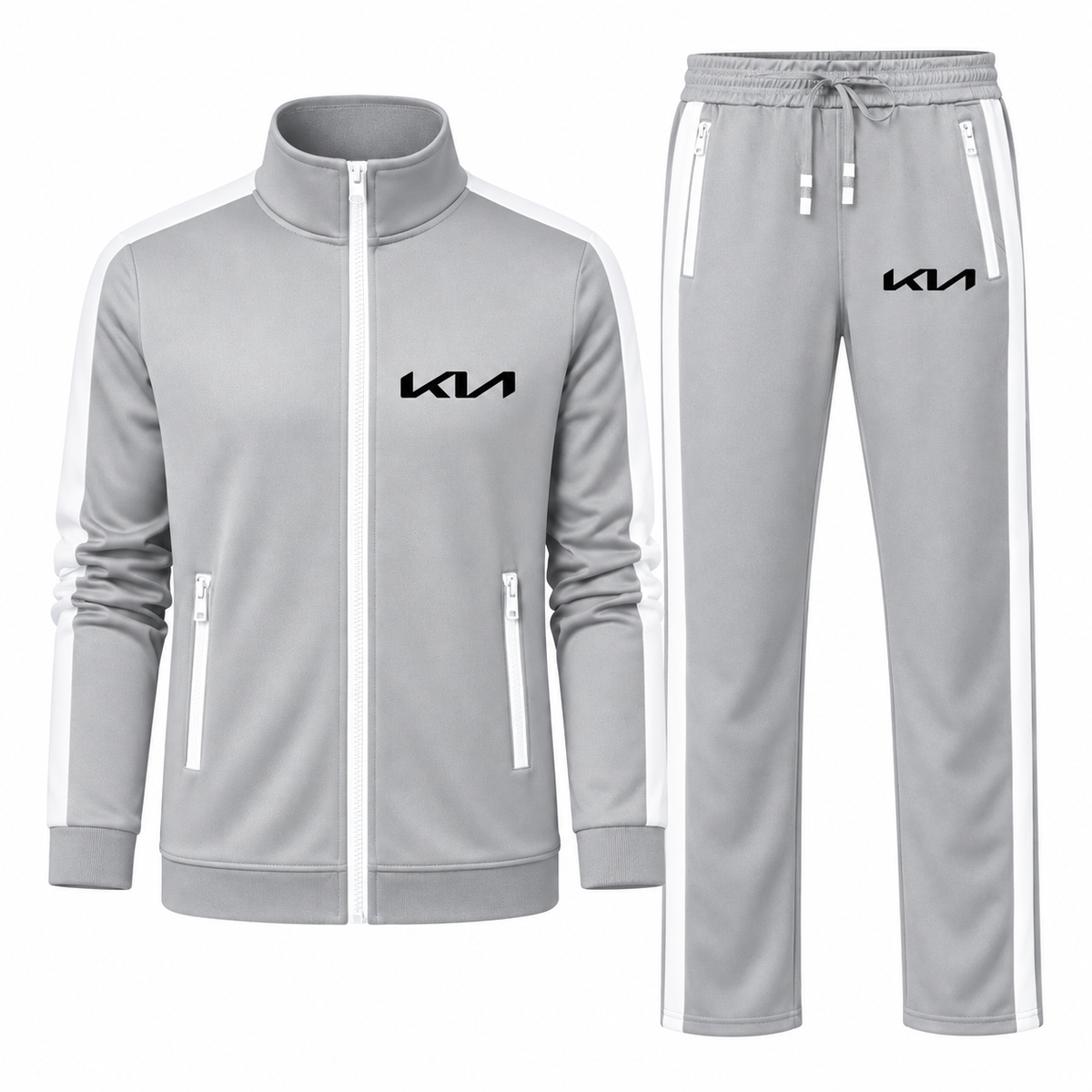 Men's Kia Car Dri-Fit TrackSuit | Color: Gray | Image 1