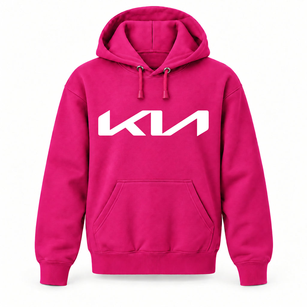 Kia - Youth Large Hoodie (Ages 10–12) | Color: Hot Pink