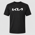 Kia polyester T-shirt — Black — original logo