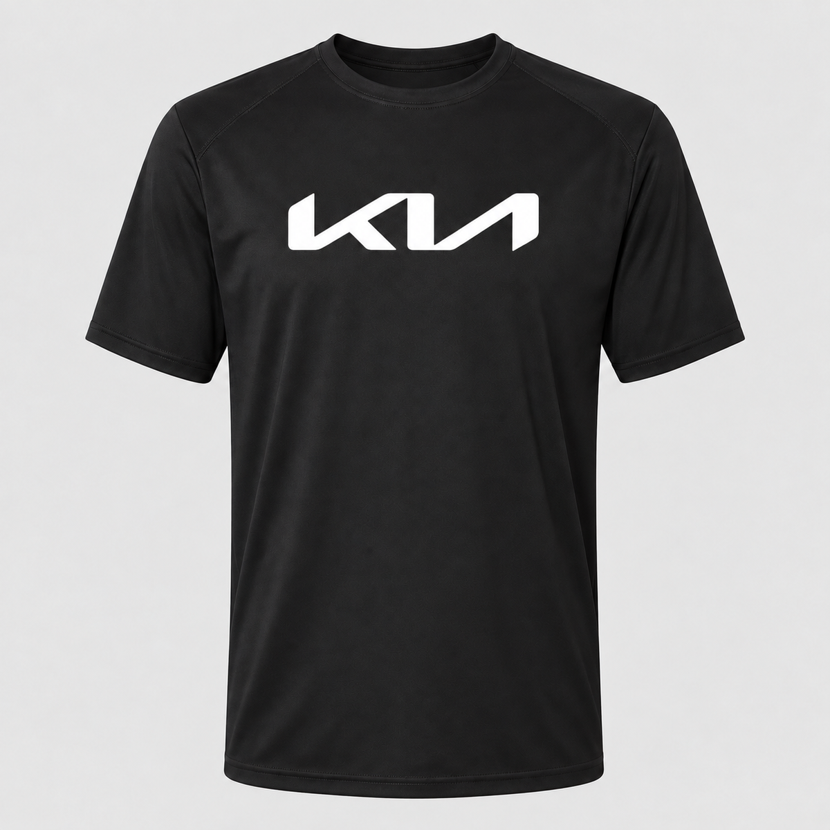 Kia polyester T-shirt — Black — original logo