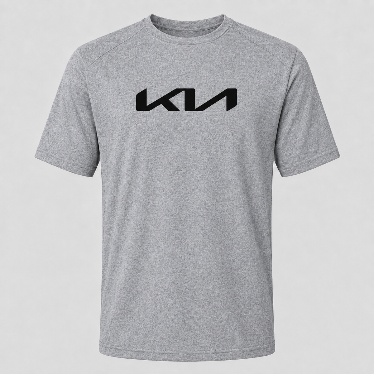 Kia polyester T-shirt — Grey — original logo