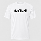 Kia polyester T-shirt — White — original logo