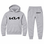 Kia youth hoodie jogger set, Sports Grey, Youth Large ages 10–12