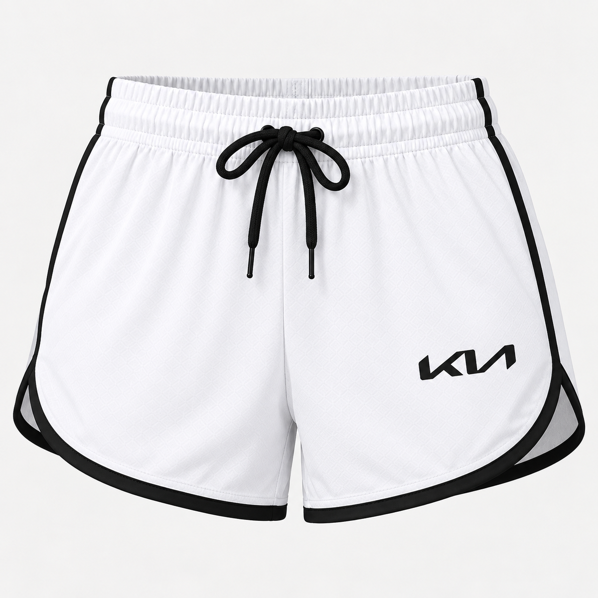 Kia women's tanktop and shorts set Shorts detail | Color: White |