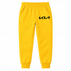 Kia youth jogger sweatpants in Yellow, Youth Large ages 10–12