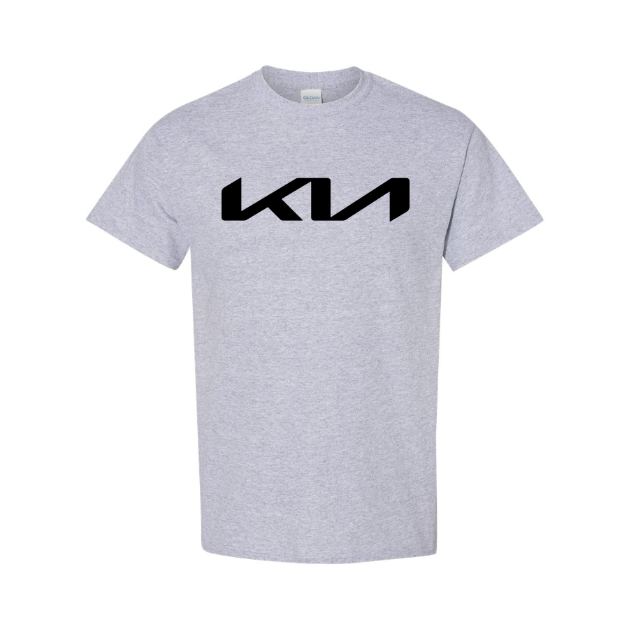 Youth Kids Kia Car Cotton T-Shirt | Color: Grey | Main