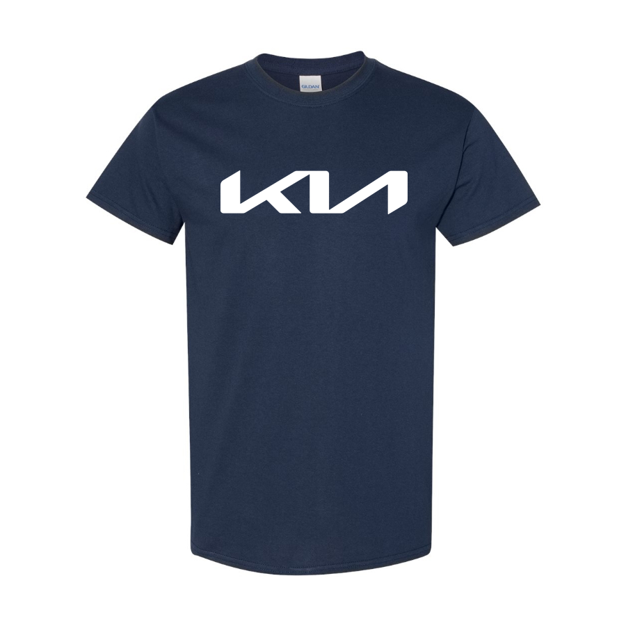Youth Kids Kia Car Cotton T-Shirt | Color: Navy | Main