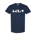 Youth Kids Kia Car Cotton T-Shirt | Color: Navy | Main