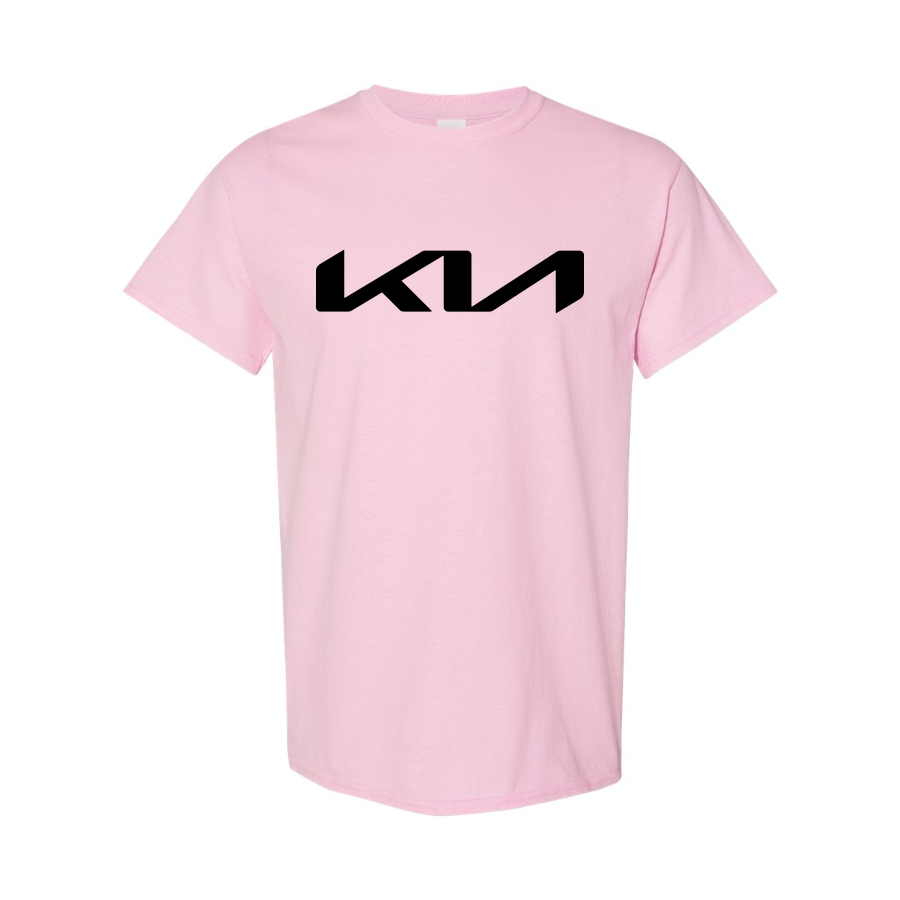Youth Kids Kia Car Cotton T-Shirt | Color: Pink | Main