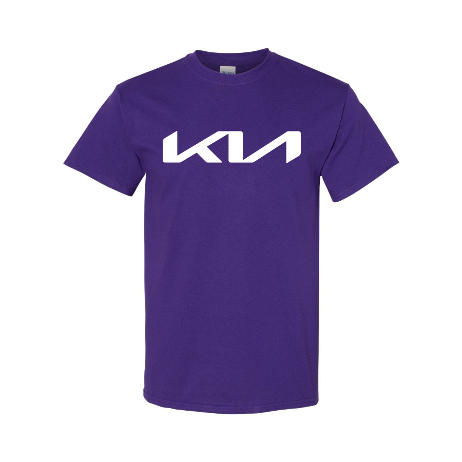 Youth Kids Kia Car Cotton T-Shirt | Color: Purple | Main