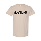 Youth Kids Kia Car Cotton T-Shirt | Color: Tan | Main