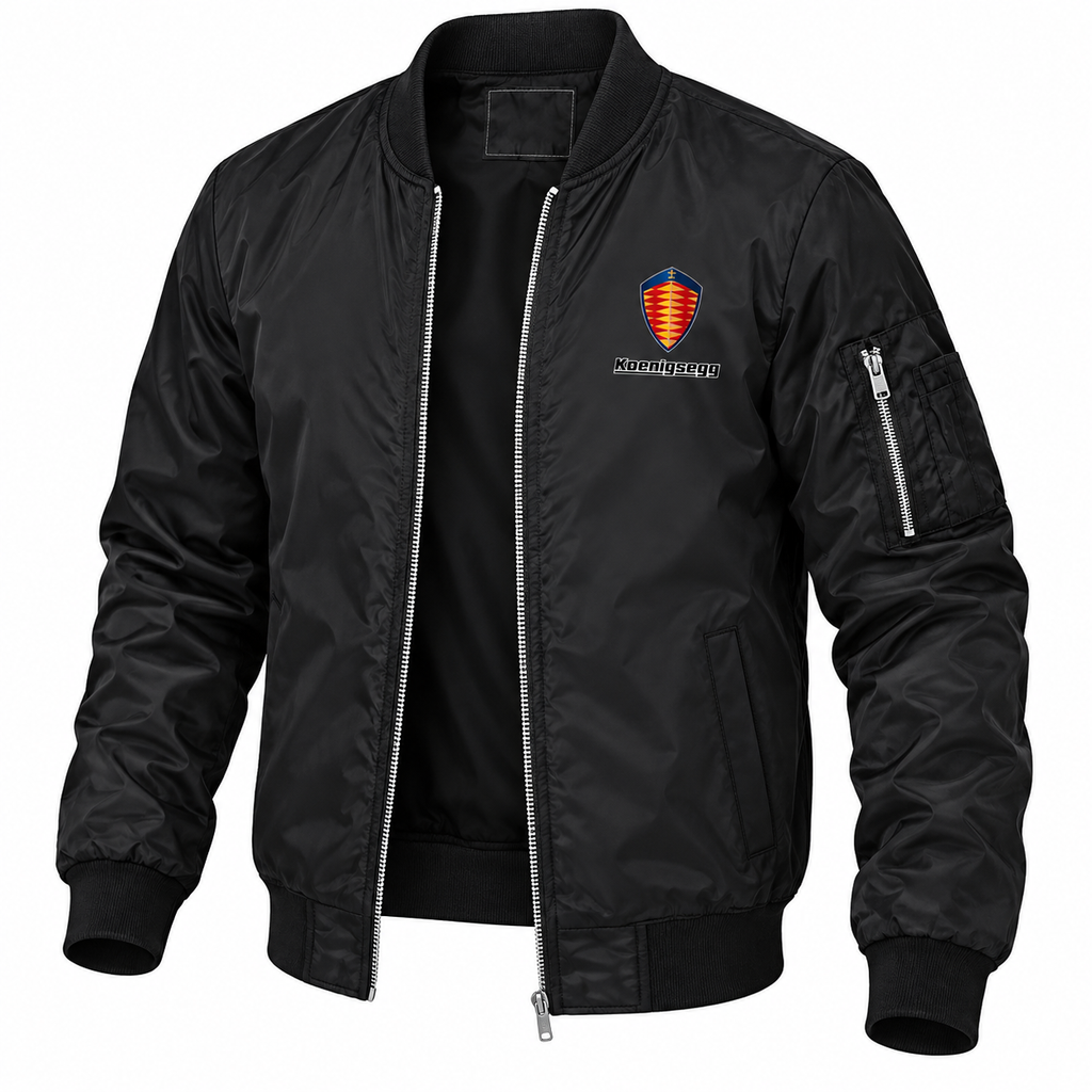 Koenigsegg bomber jacket | Black | Angle