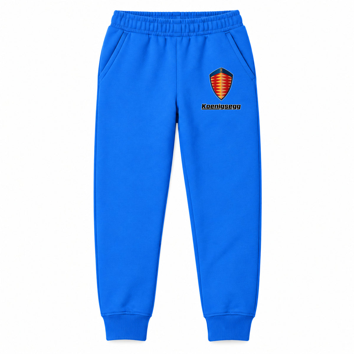 Koenigsegg youth jogger sweatpants in Blue, Youth Large ages 10–12