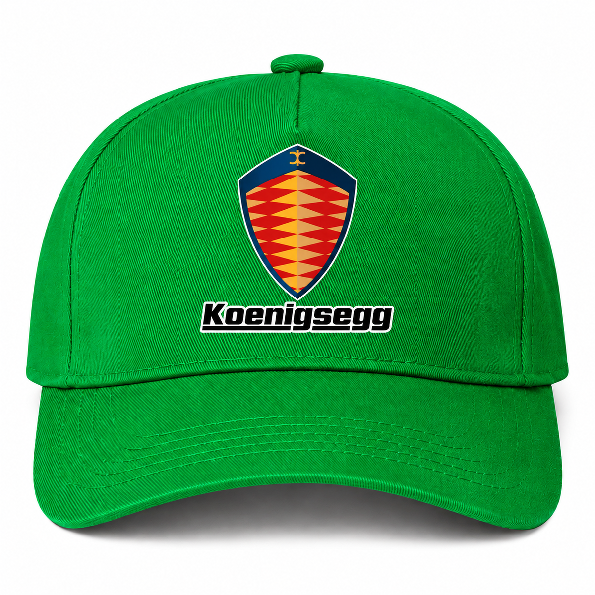 Koenigsegg Kelly Green Dad Hat front main