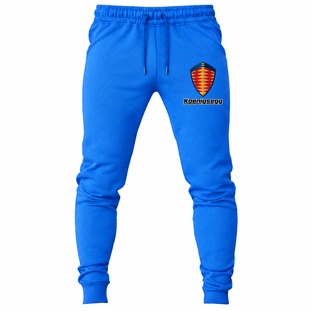 Koenigsegg joggers Azure front left thigh heat transfer