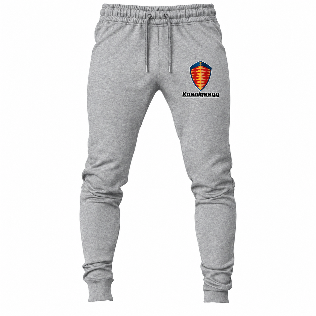 Koenigsegg joggers Grey front left thigh heat transfer