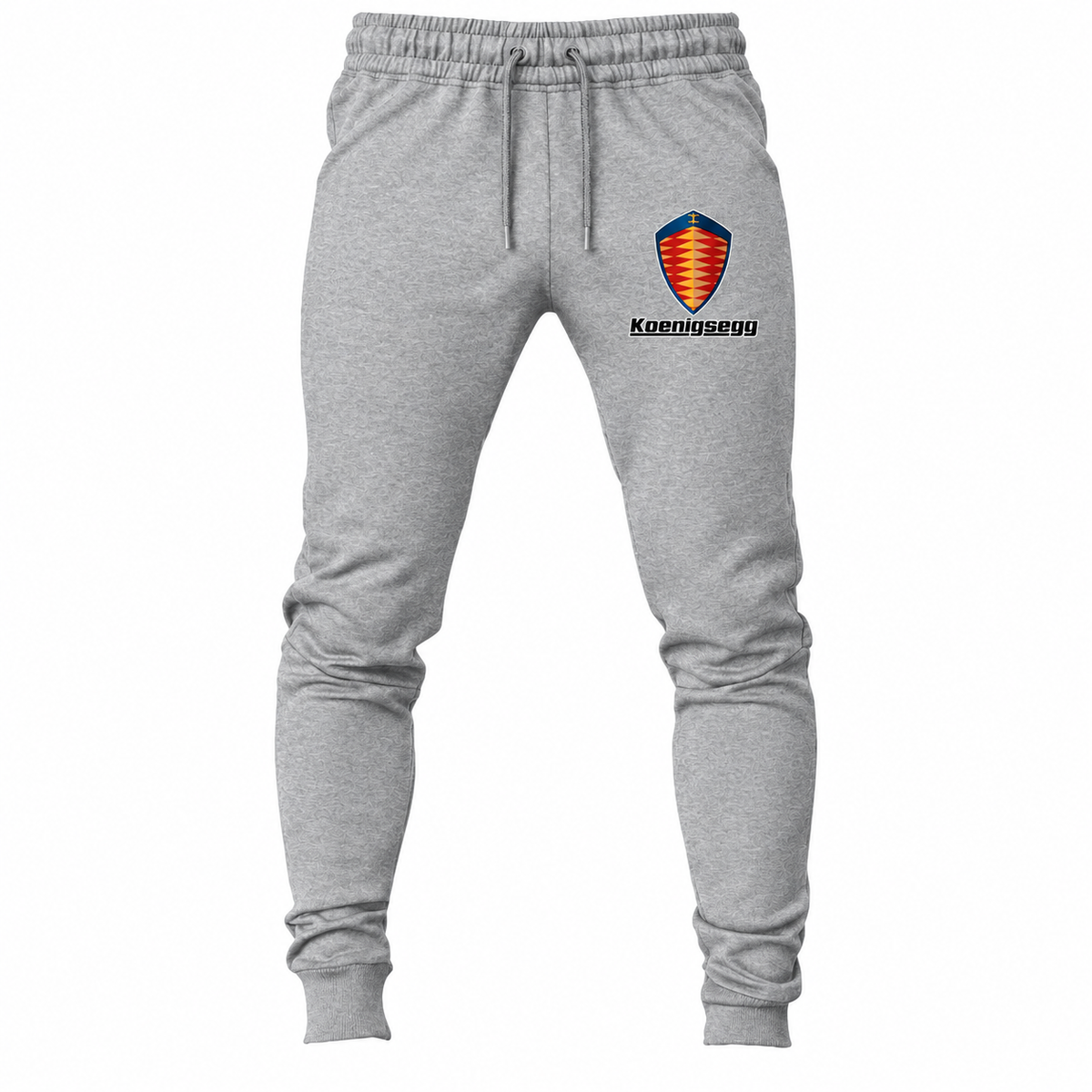 Koenigsegg joggers Grey front left thigh heat transfer