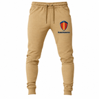 Koenigsegg joggers Khaki front left thigh heat transfer