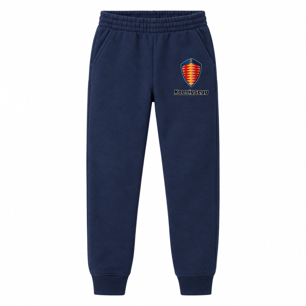 Koenigsegg youth jogger sweatpants in Navy Blue, Youth Large ages 10–12