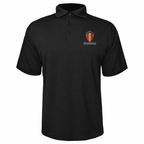 Koenigsegg polyester polo — Black — source logo on left chest