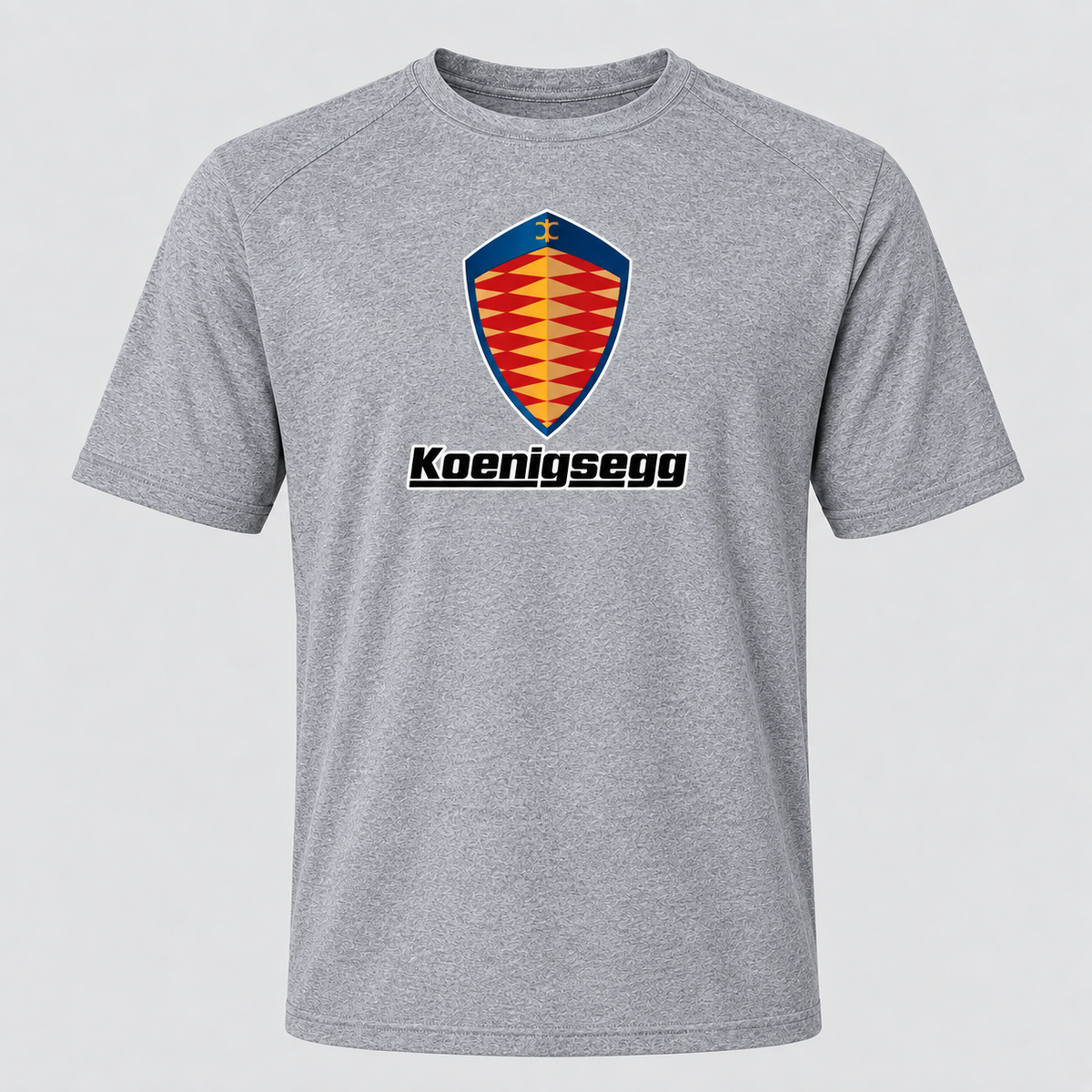 Koenigsegg polyester T-shirt — Grey — original logo