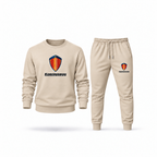 Men's Koenigsegg Sweatshirt Joggers Set | Color: Tan | Main