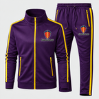 Koenigsegg tracksuit Purple front left thigh heat transfer