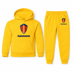 Koenigsegg youth hoodie jogger set, Yellow, Youth Large ages 10–12