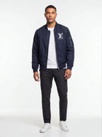 Men's Louis Vuitton Lightweight Bomber Jacket Windbreaker Softshell Varsity Jacket Coat