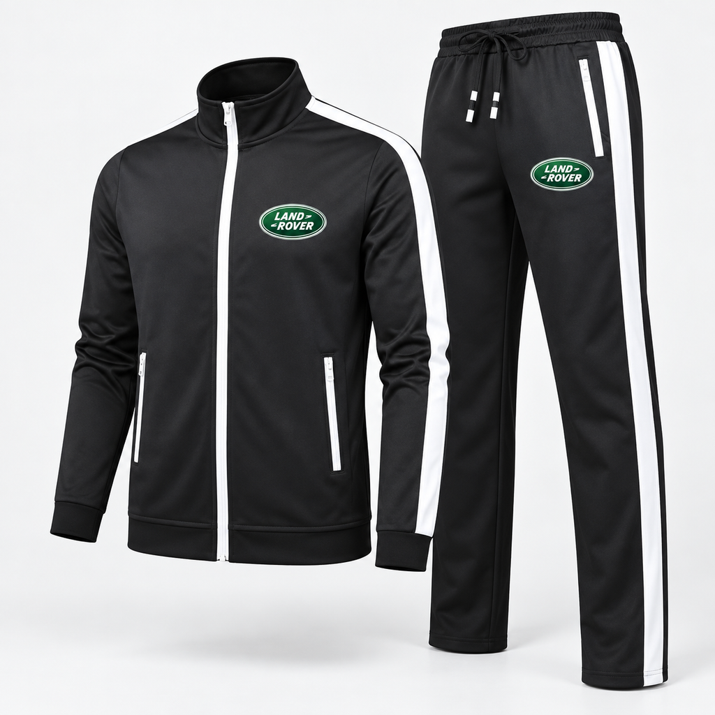 Men's Land Rover Car Dri-Fit TrackSuit | Color: Black | Image 2