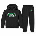 Land Rover youth hoodie jogger set, Black, Youth Large ages 10–12