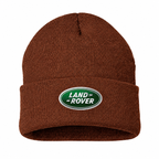 Land Rover Brown beanie front main