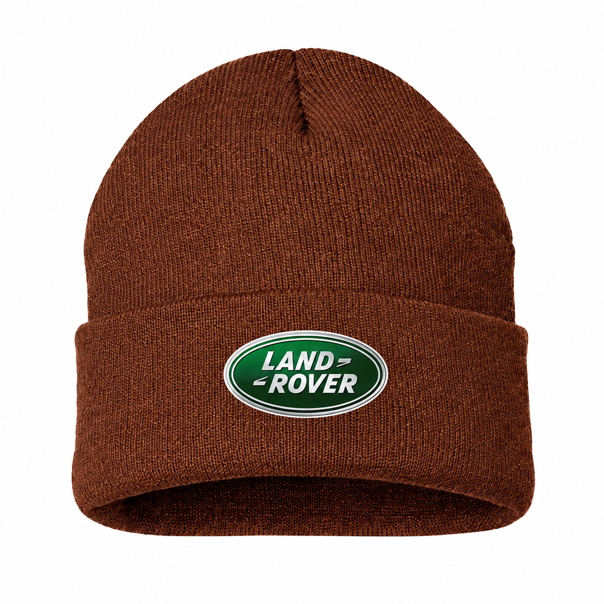 Land Rover Brown beanie front main