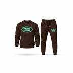 Men's Land Rover Sweatshirt Joggers Set | Color: Brown | Main