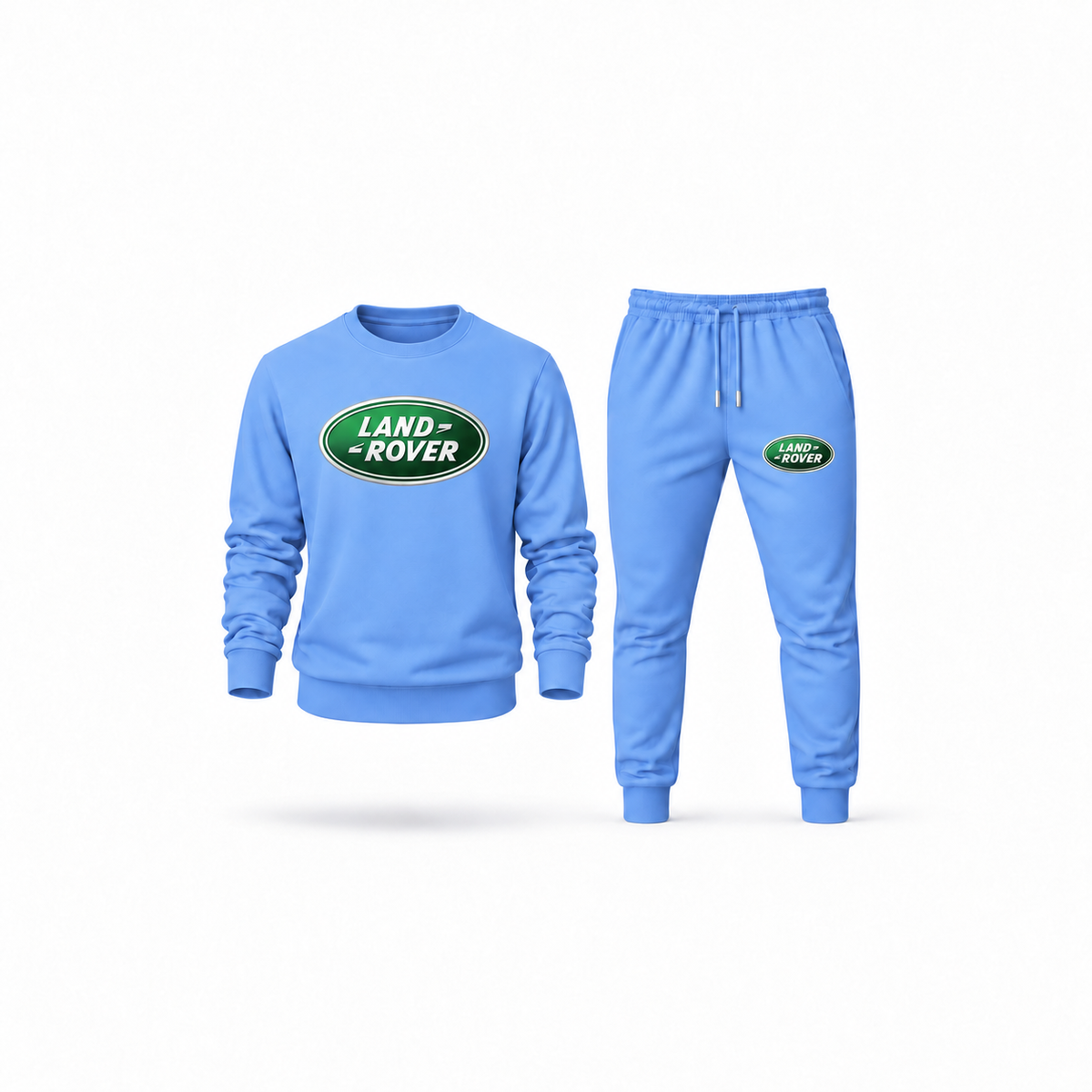 Men's Land Rover Sweatshirt Joggers Set | Color: Carolina Blue | Main