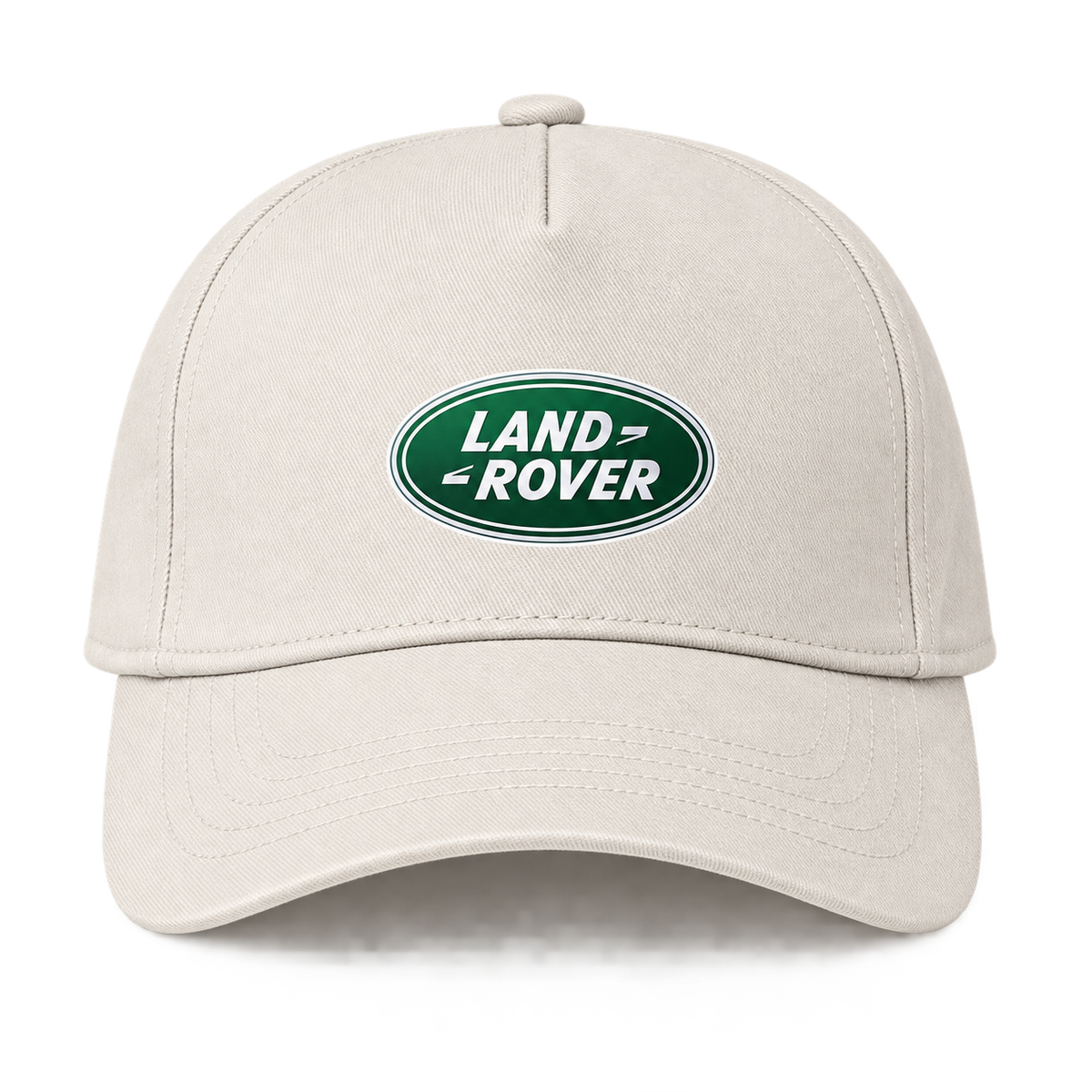 Land Rover Car Dad Baseball Cap Hat | Color: Beige | Image 1