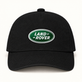 Land Rover Car Dad Baseball Cap Hat | Color: Black | Image 1