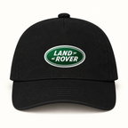 Land Rover Car Dad Baseball Cap Hat | Color: Black | Image 1