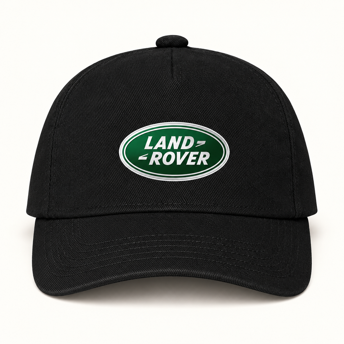 Land Rover Car Dad Baseball Cap Hat | Color: Black | Image 1